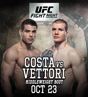 UFC Fight Night: Costa vs. Vettori  | Bet MMA Live Odds with Oddessa.com