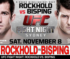 UFC Fight Night Rockhold vs. Bisping @ Allphones Arena | Sydney Olympic Park | New South Wales | Australia