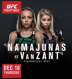 UFC Fight Night 80: Namajunas vs. VanZant | Bet MMA Live Odds with Oddessa.com