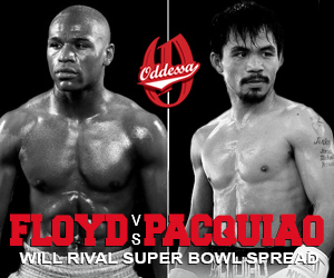 Pacquiao vs. Mayweather Betting Handle will Rival Super Bowl Spread