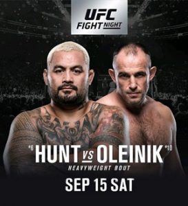 UFC Fight Night 136: Hunt vs. Oliynyk @ Olimpiyskiy Stadium Moscow, Russia | Moskva | Russia