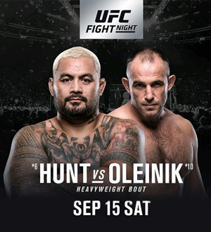 UFC Fight Night 136: Hunt vs. Oliynyk | Bet MMA Live Odds with Oddessa.com