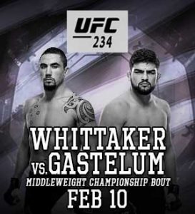 UFC 234: Whittaker vs. Gastelum @ Rod Laver Arena, Melbourne, Australia.