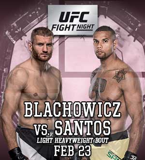 UFC Fight Night 145: Blachowicz vs. Santos | Bet MMA Live Odds with Oddessa.com