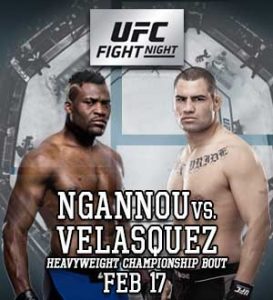 UFC on ESPN: Ngannou vs. Velasquez @ Talking Stick Resort Arena, Phoenix, Arizona.