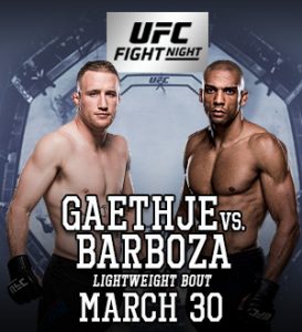 UFC on ESPN: Barboza vs. Gaethje @ Wells Fargo Center, Philadelphia, Pennsylvania.