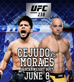 UFC 238: Cejudo vs. Moraes | Bet MMA Live Odds with Oddessa.com