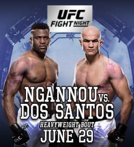 UFC on ESPN: Ngannou vs. dos Santos @ Target Center, Minneapolis, Minnesota.