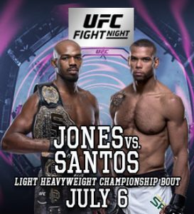 UFC 239: Jones vs. Santos @ T-Mobile Arena, Paradise, Nevada.