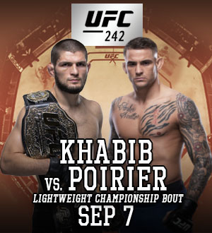 UFC 242: Khabib vs. Poirier | Bet MMA Live Odds with Oddessa.com