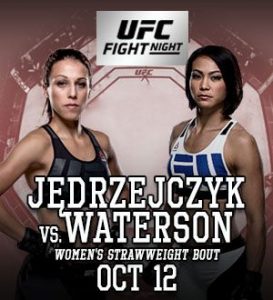 UFC Fight Night 161: Jędrzejczyk vs. Waterson @ Amalie Arena, Tampa, Florida.