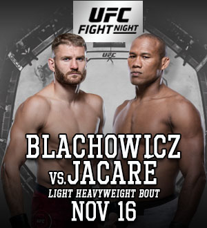 UFC Fight Night 164: Blachowicz vs. Jacaré | Bet MMA Live Odds with Oddessa.com