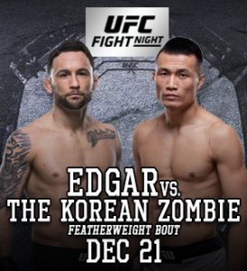 UFC Fight Night 165: Edgar vs. The Korean Zombie @ Sajik Arena, Busan, South Korea.