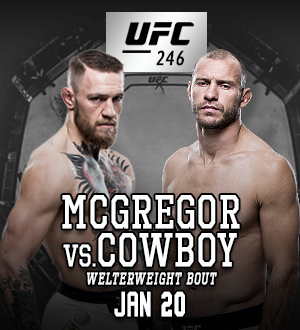 UFC 246: McGregor vs. Cowboy | Bet MMA Live Odds with Oddessa.com