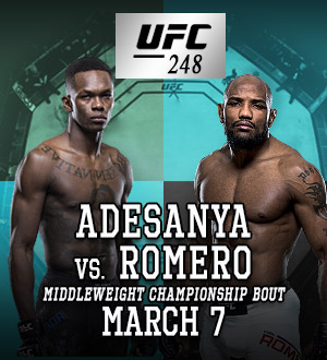 UFC 248: Adesanya vs. Romero | Bet MMA Live Odds with Oddessa.com