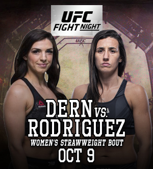 UFC Fight Night: Dern vs. Rodriguez  | Bet MMA Live Odds with Oddessa.com